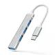 QPORT 4 PORT TYPE-C TO USB ÇOKLAYICI (Q-TUC05)